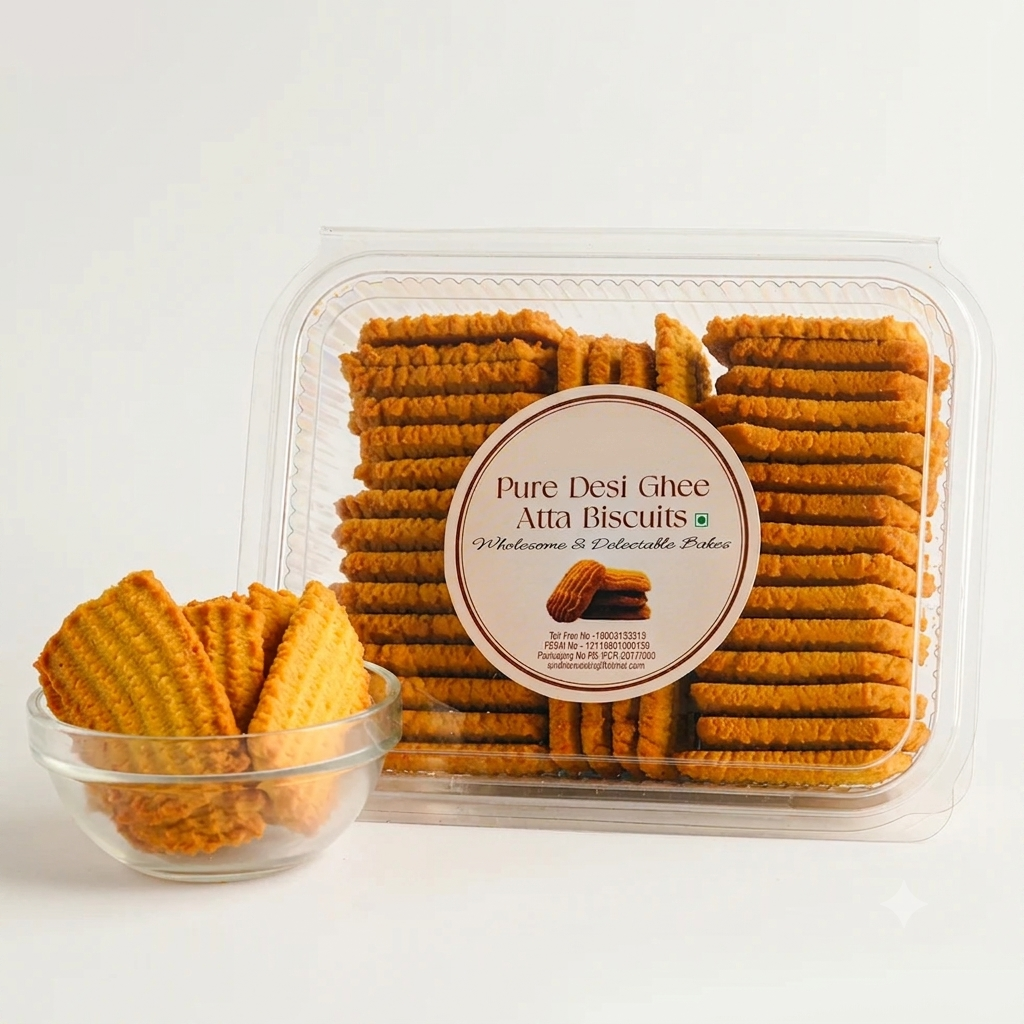 Pure Desi Ghee Atta Biscuit